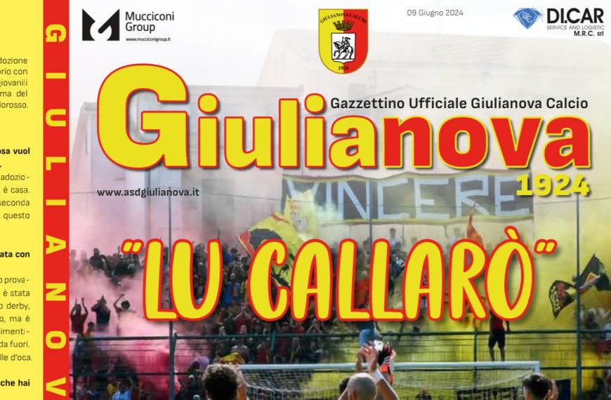 Scarica il giornalino della finale d’andata dei playoff nazionali Eccellenza Giulianova – Terranuova Traiana